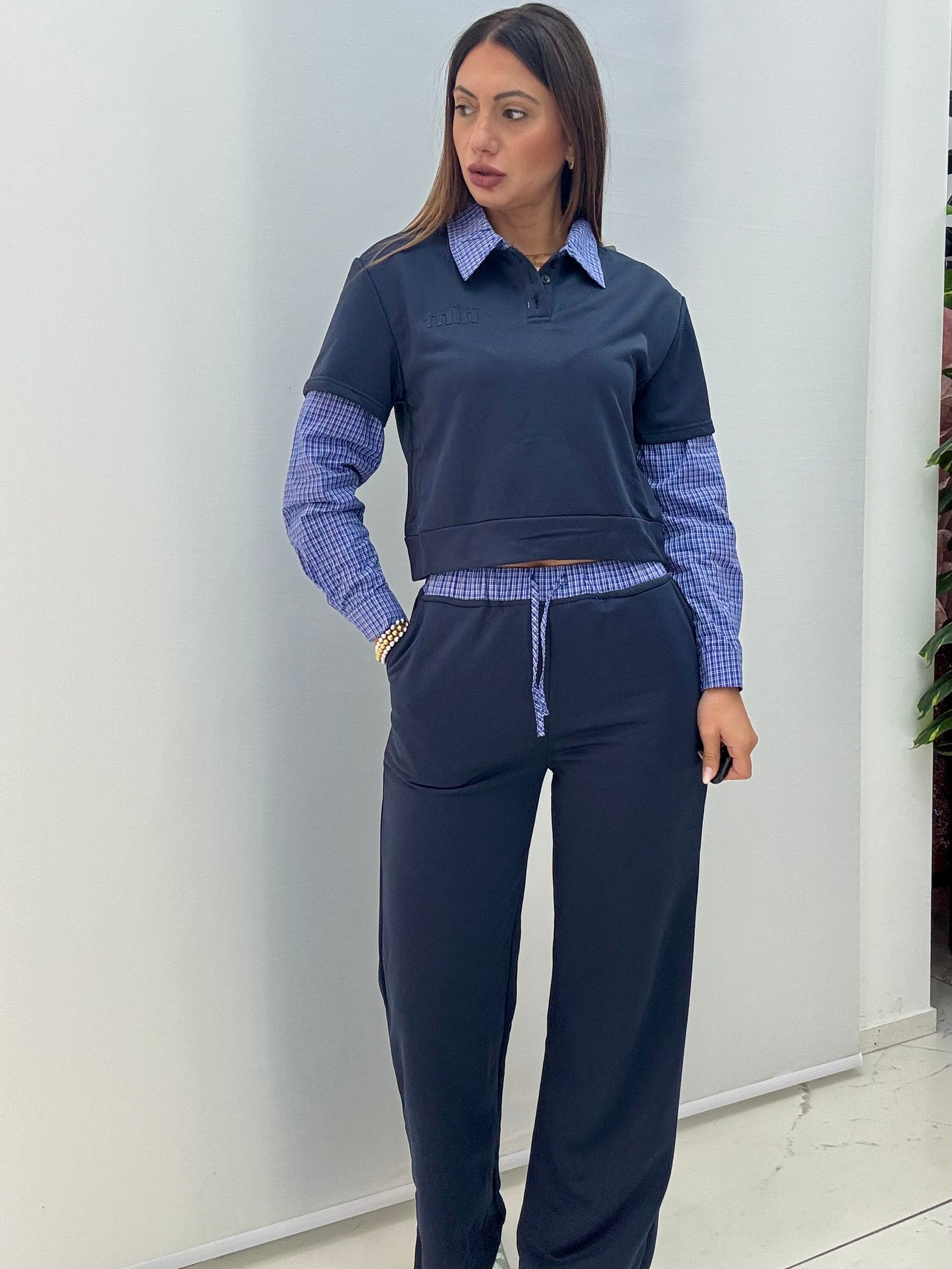 Tuta Miu Miu Inspired Blu